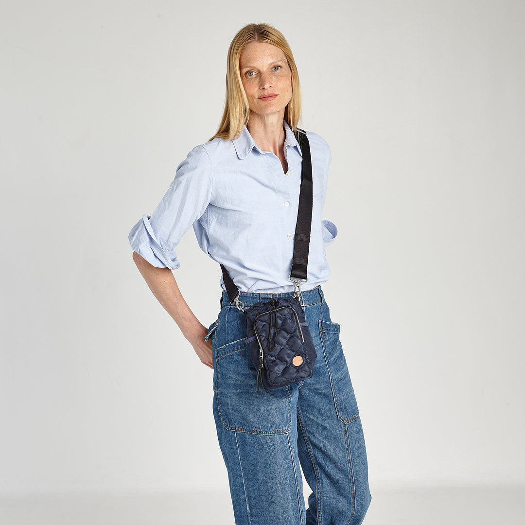 bea - small quilted sling bag
