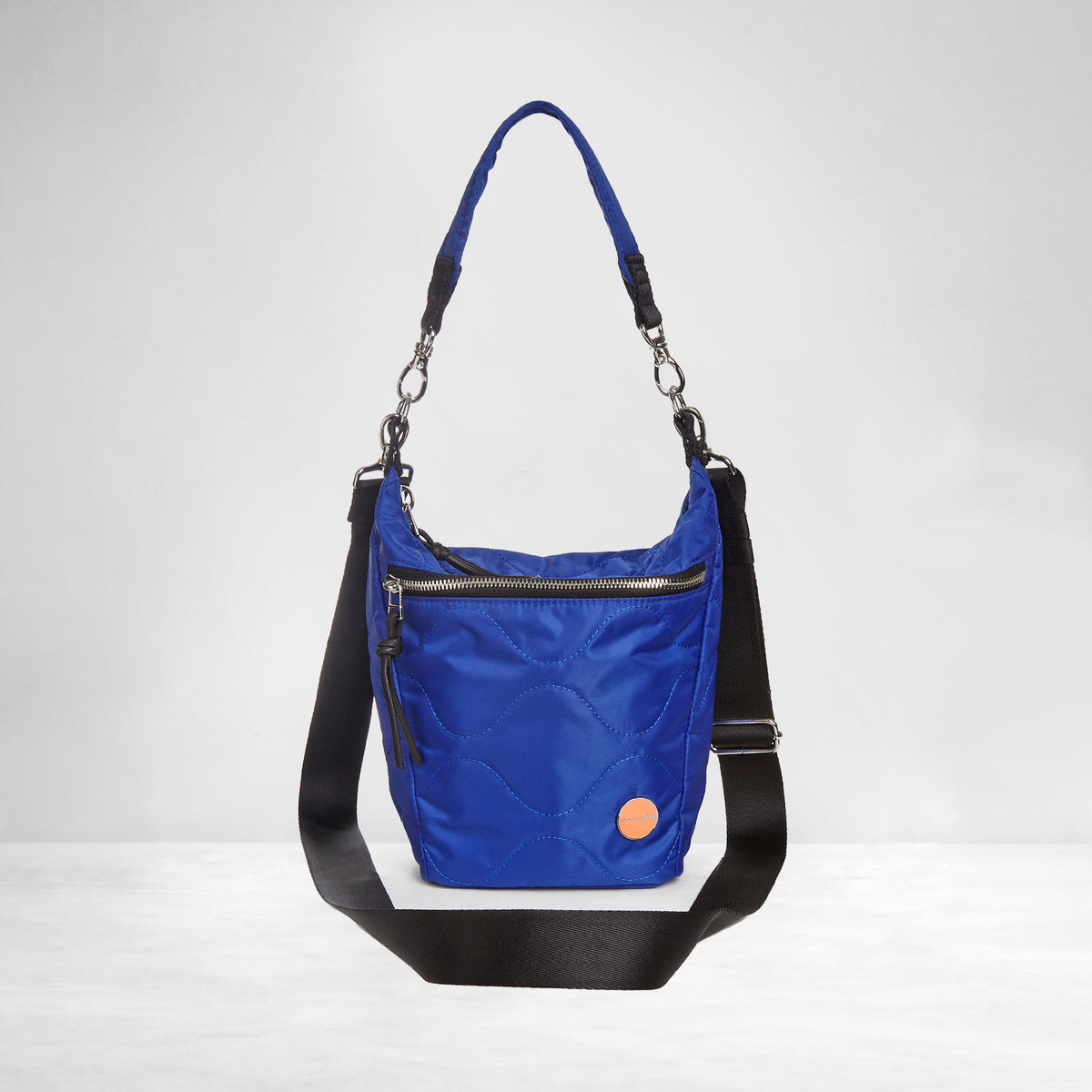 marcel - quilted crossbody bucket bag