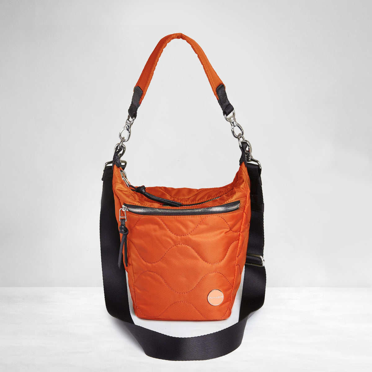marcel - quilted crossbody bucket bag