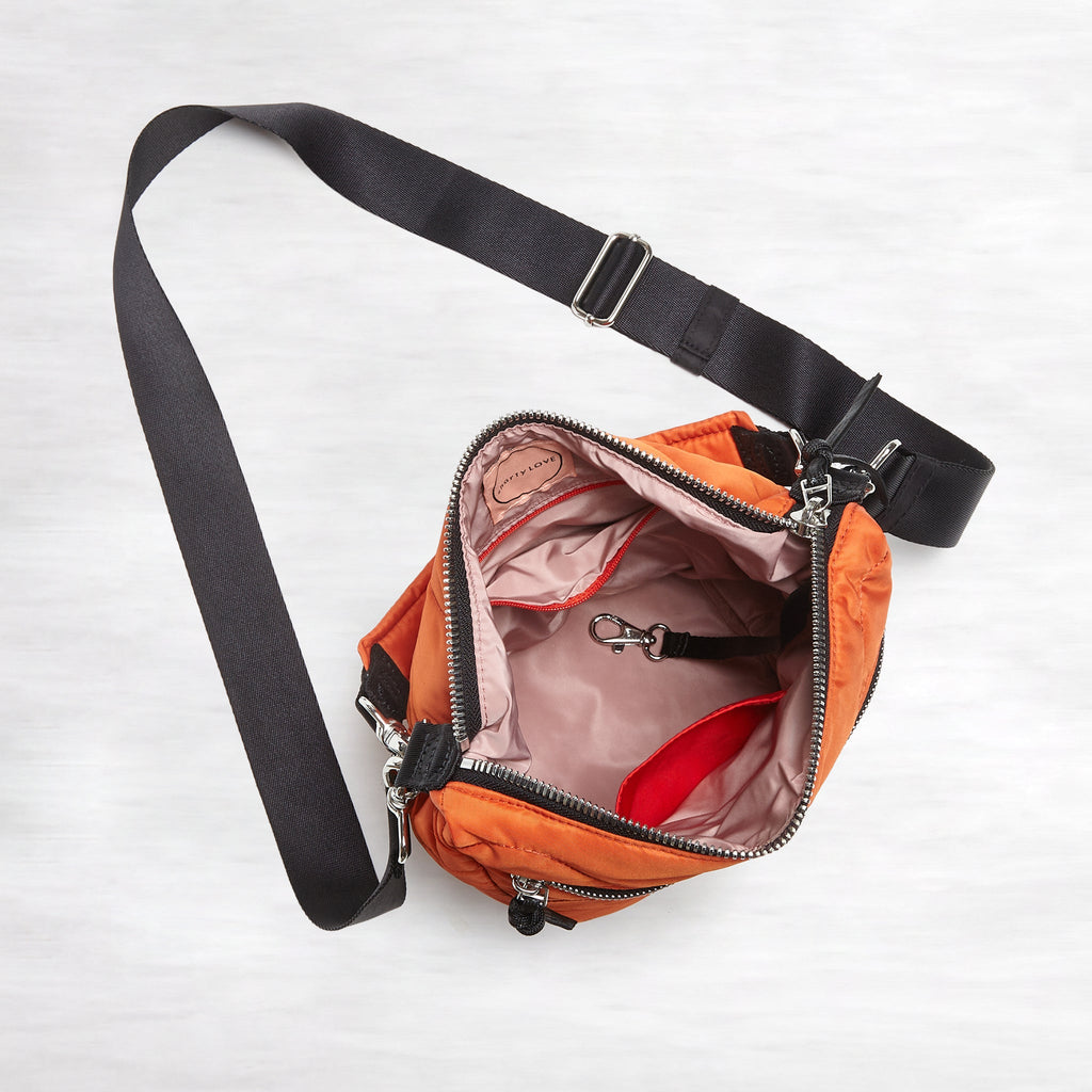 marcel - quilted crossbody bucket bag