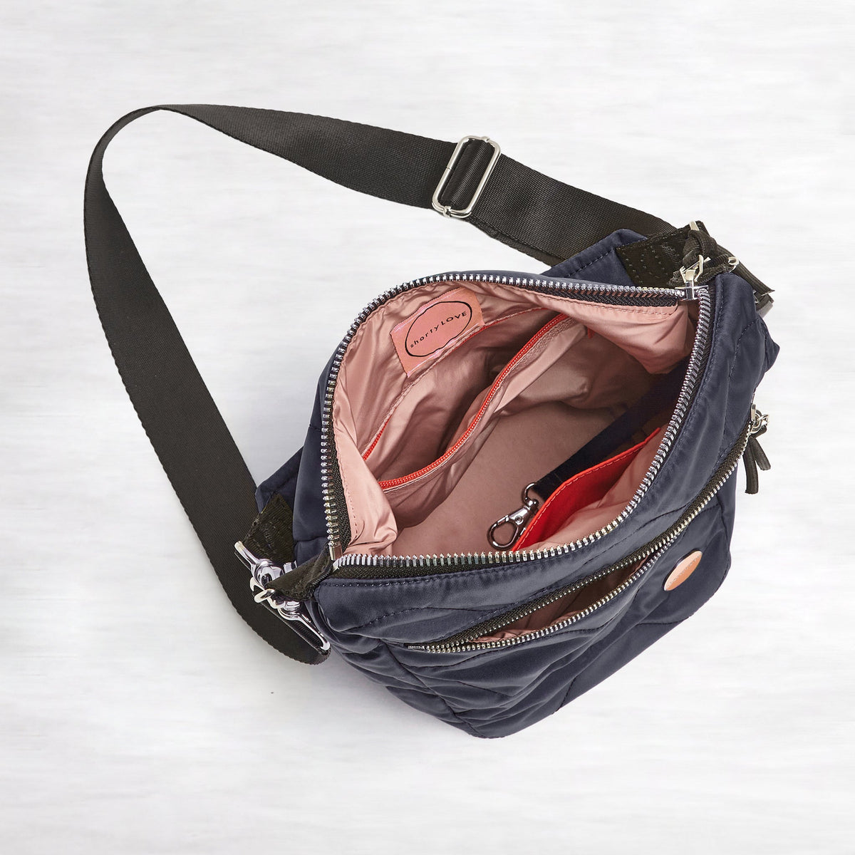marcel - quilted crossbody bucket bag