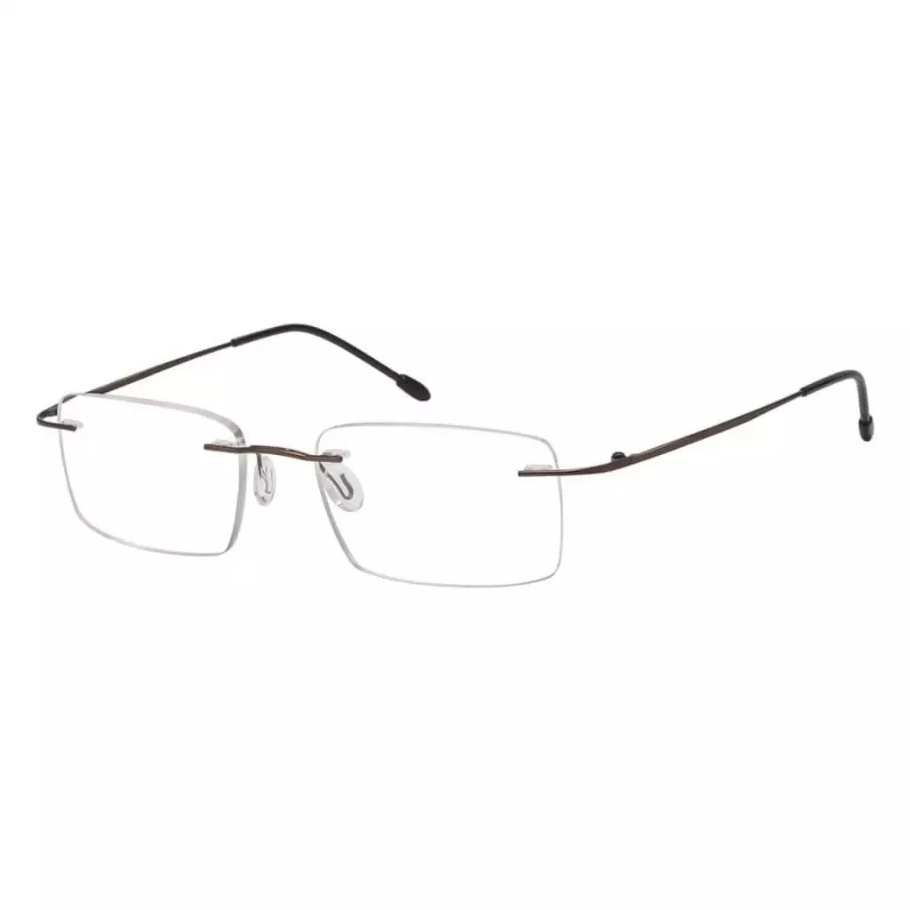 Rimless Spectacle Rectangle Reading Glasses RWK9904
